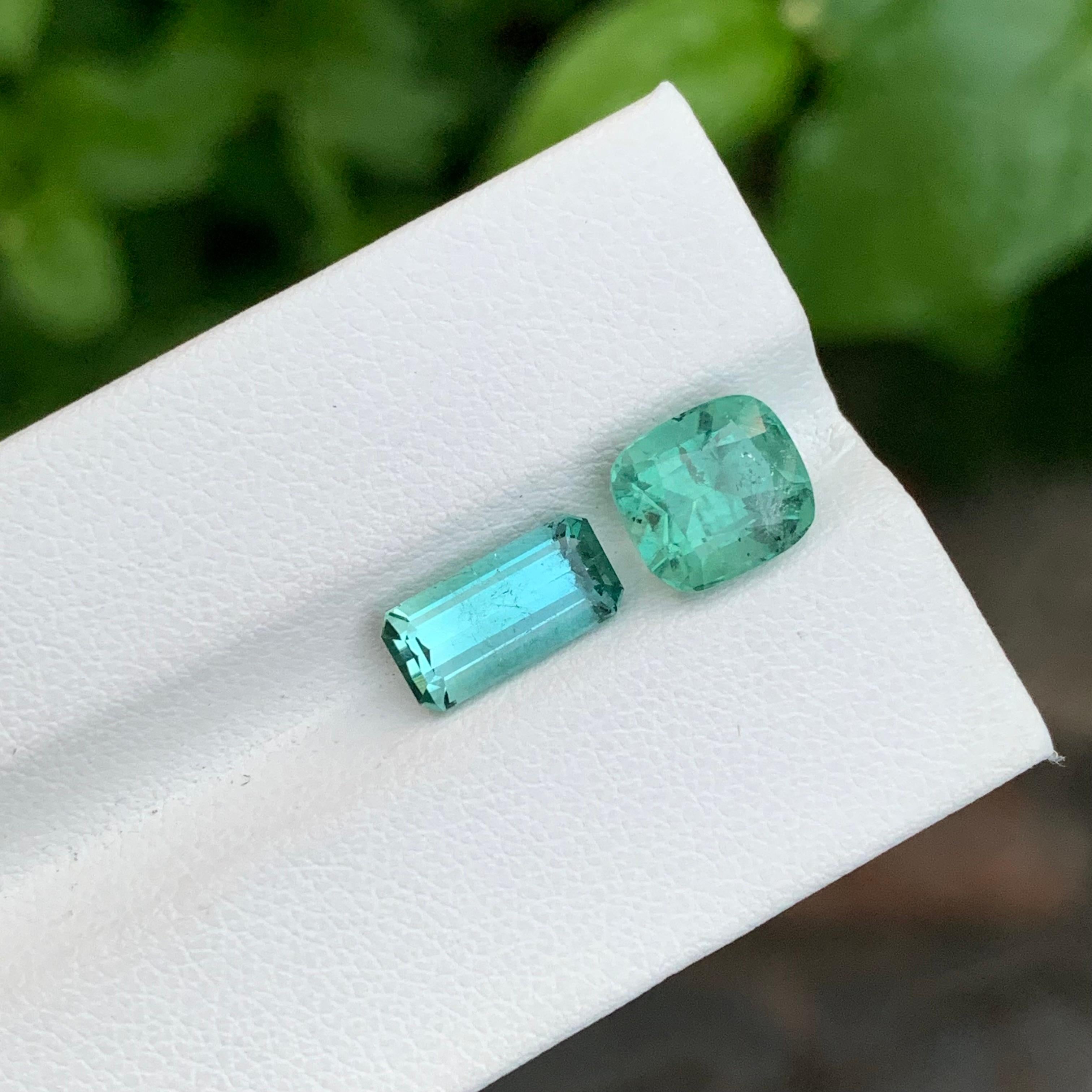 4.80 Carat Natural Dual Loose Tourmaline For Jewellery Making In New Condition For Sale In Peshawar, PK