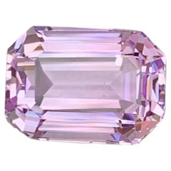 4.80 Carat Natural Loose Baby Pink No Heat Kunzite Emerald Cut Afghan Gemstone (pierre précieuse afghane)