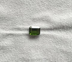 4.80 carats green Tourmaline octagon Faceted cut stone Top Quality Natural gem