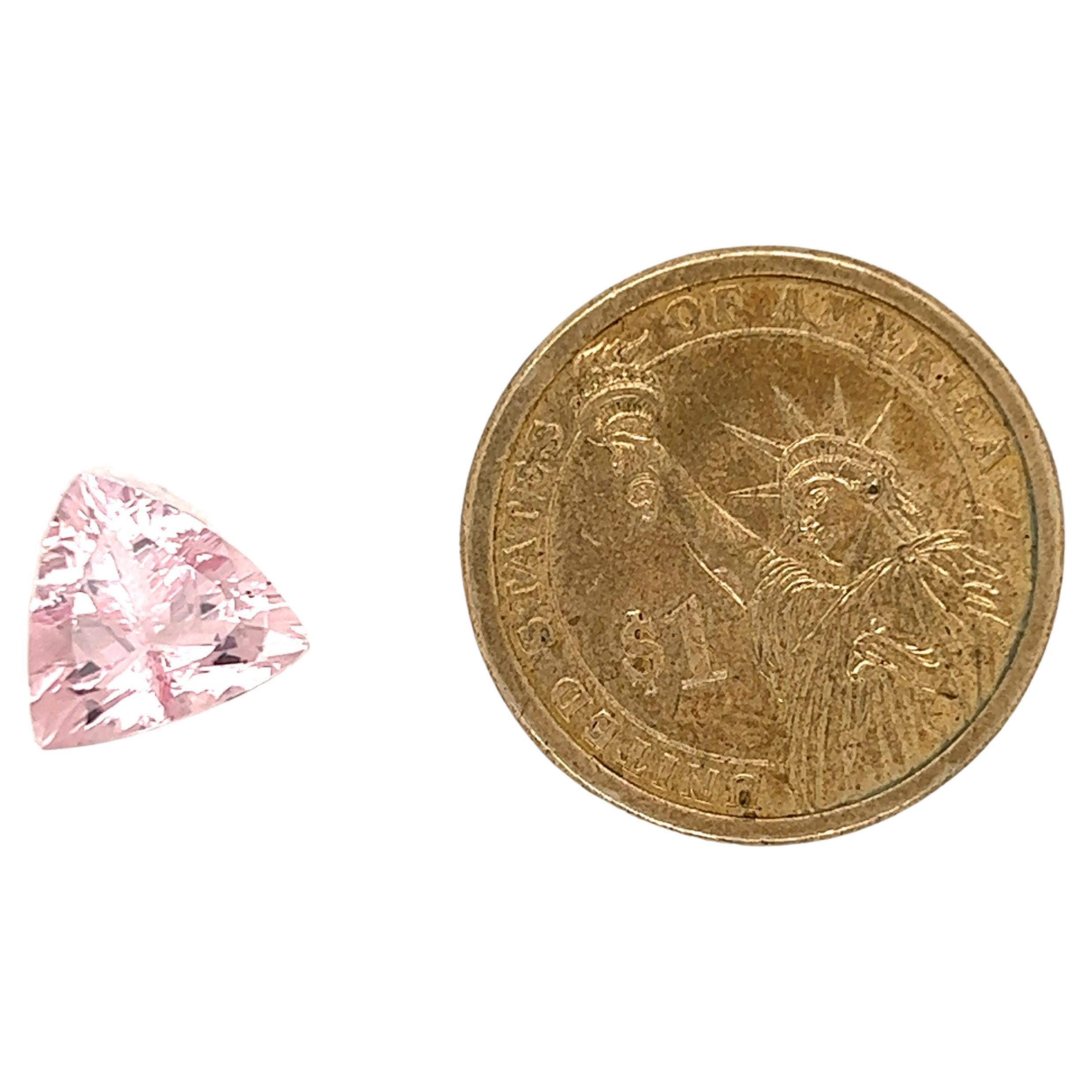 4.80 Cts Natural Trillion Cut Loose Gemstone Jewellery For