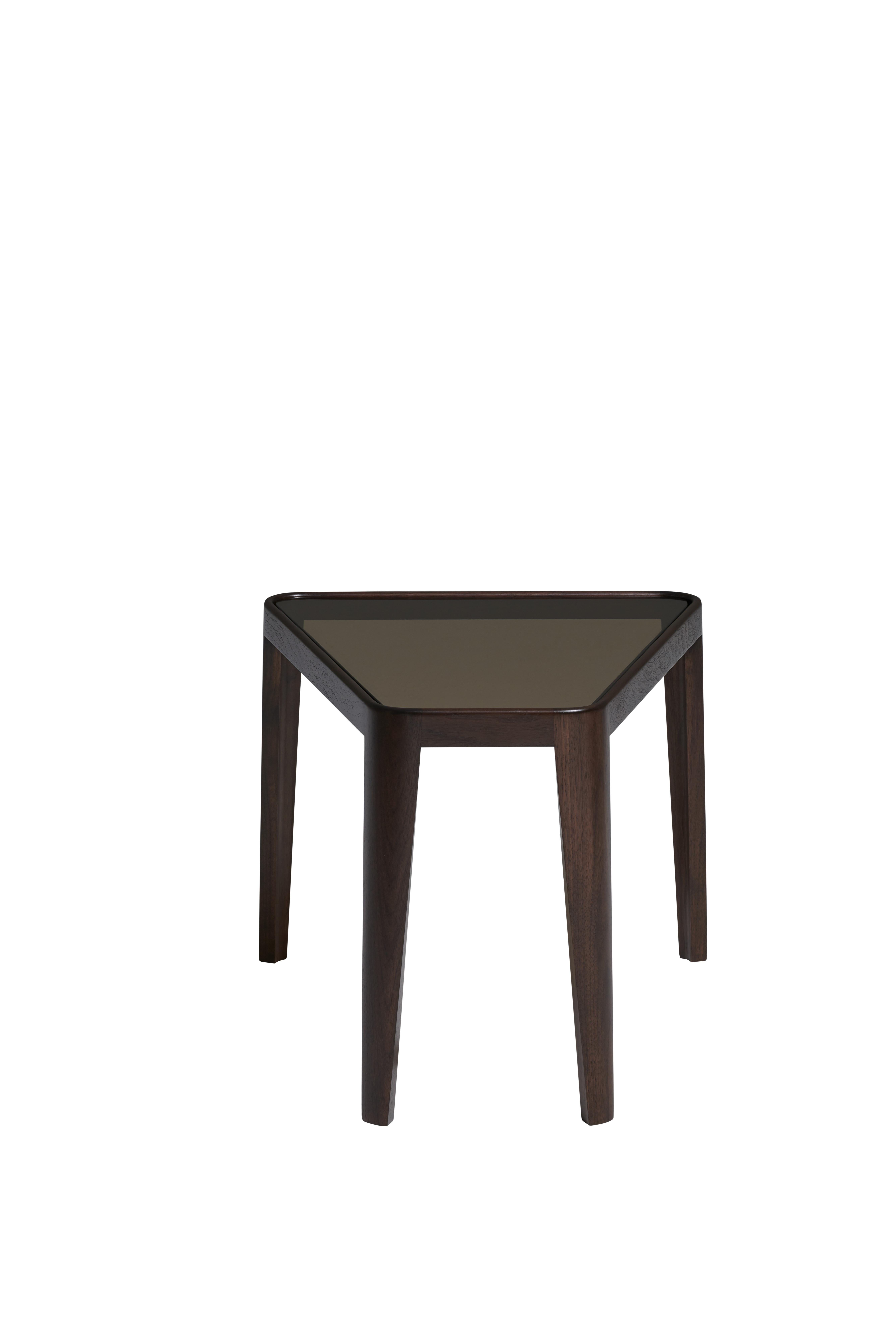 Glass 4809 Wedge Table designed by Edward Wormley for DUNBAR For Sale