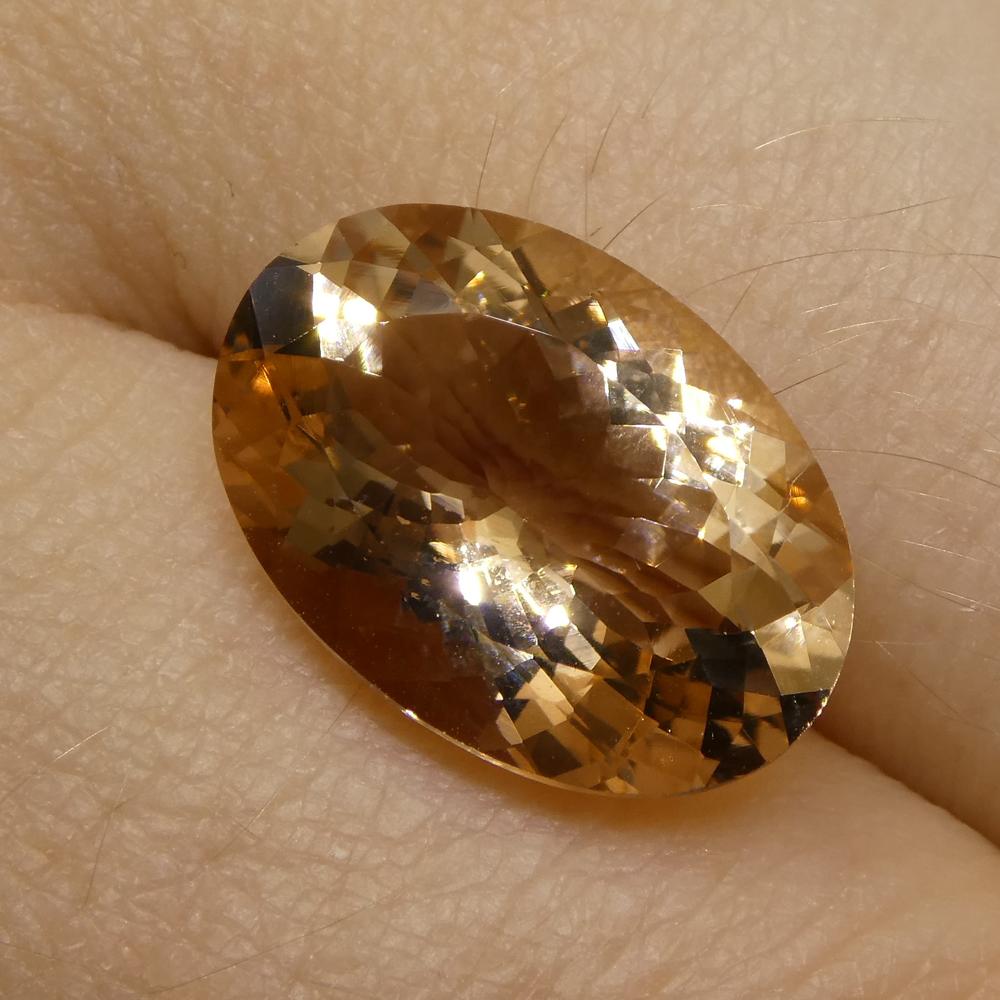 4.80ct Oval Morganite For Sale 3