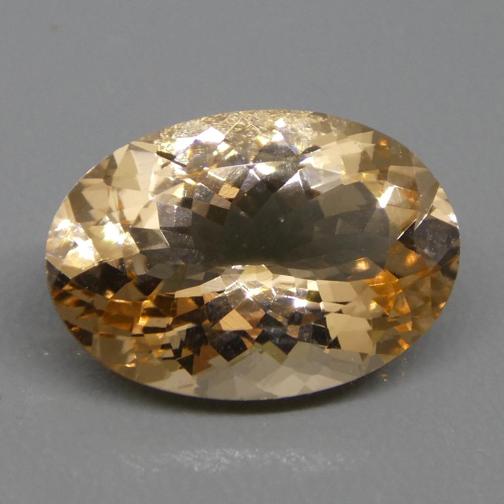 4.80ct Oval Morganite For Sale 4