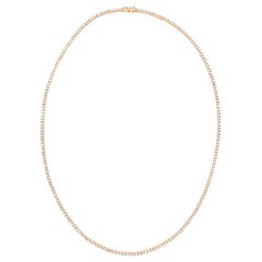 White Diamond Chain Necklaces