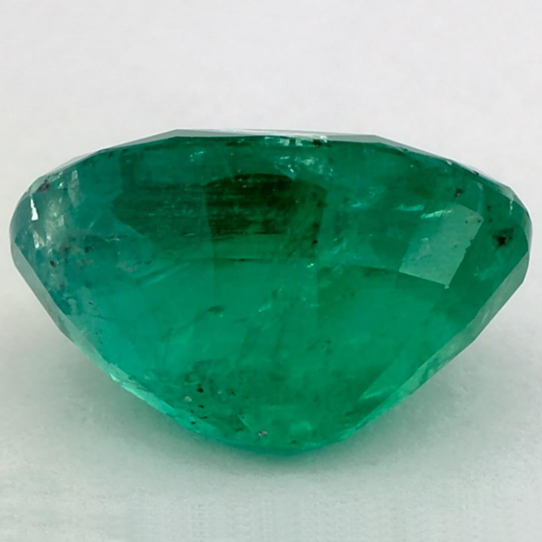 4.81 Ct Emerald Oval Loose Gemstone (pierre précieuse en vrac) Neuf - En vente à Fort Lee, NJ