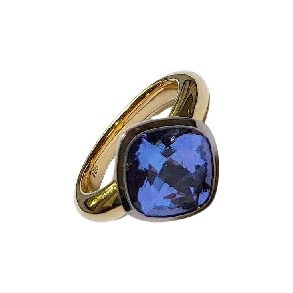 Bague en or Tanzanite 4,84 carats de Wagner Preziosen en vente 4