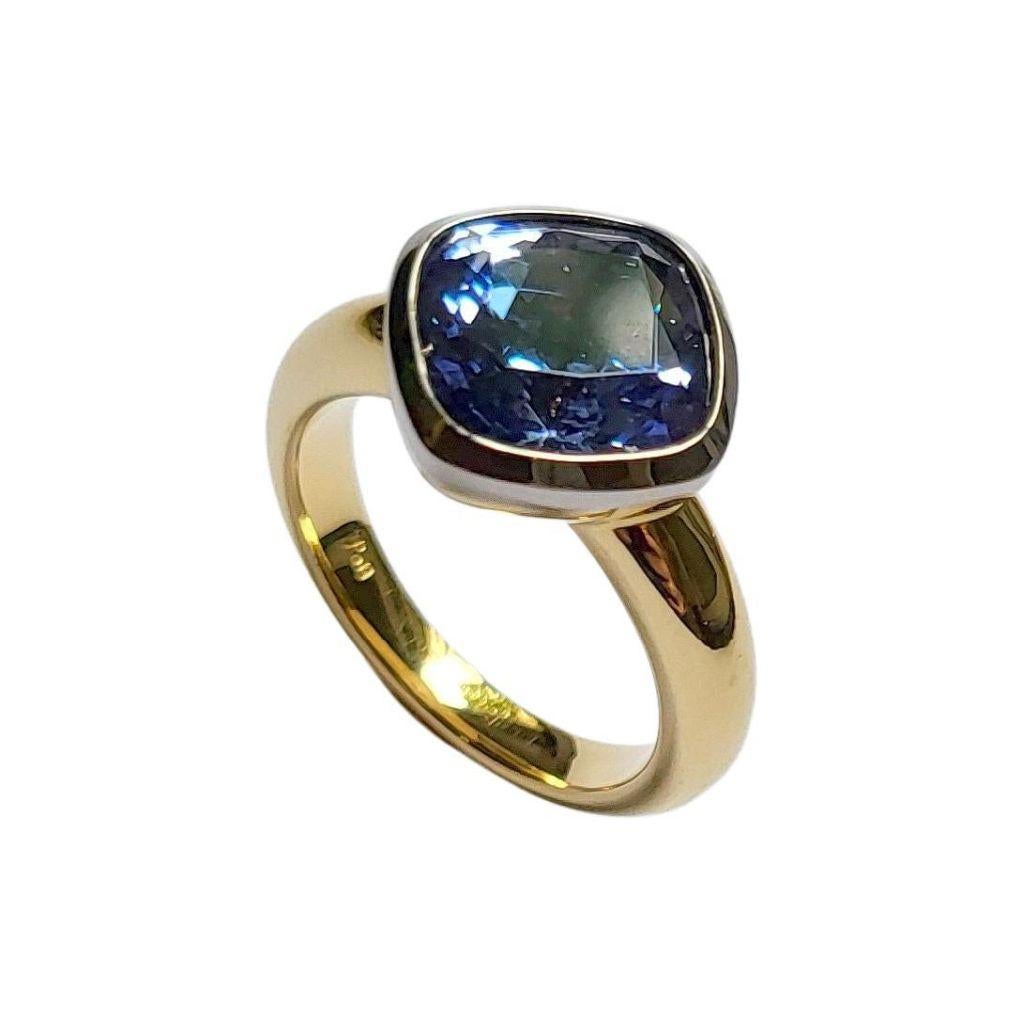 Moderne Bague en or Tanzanite 4,84 carats de Wagner Preziosen en vente