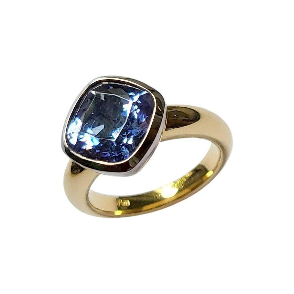 Bague en or Tanzanite 4,84 carats de Wagner Preziosen en vente 1