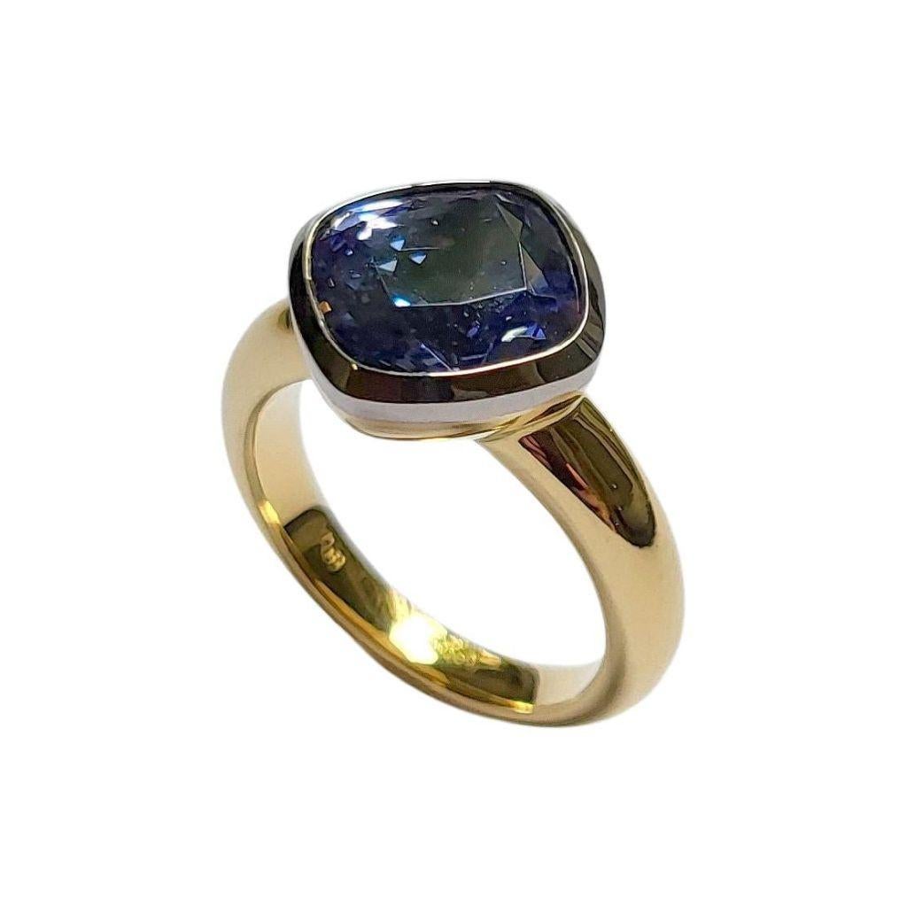 Bague en or Tanzanite 4,84 carats de Wagner Preziosen en vente 3
