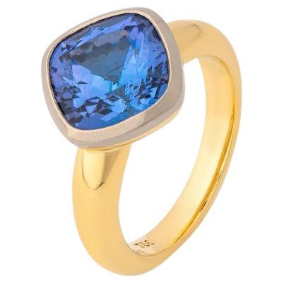 Bague en or Tanzanite 4,84 carats de Wagner Preziosen en vente