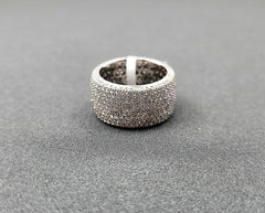 4,84 ct Pave Diamant Eternity Band