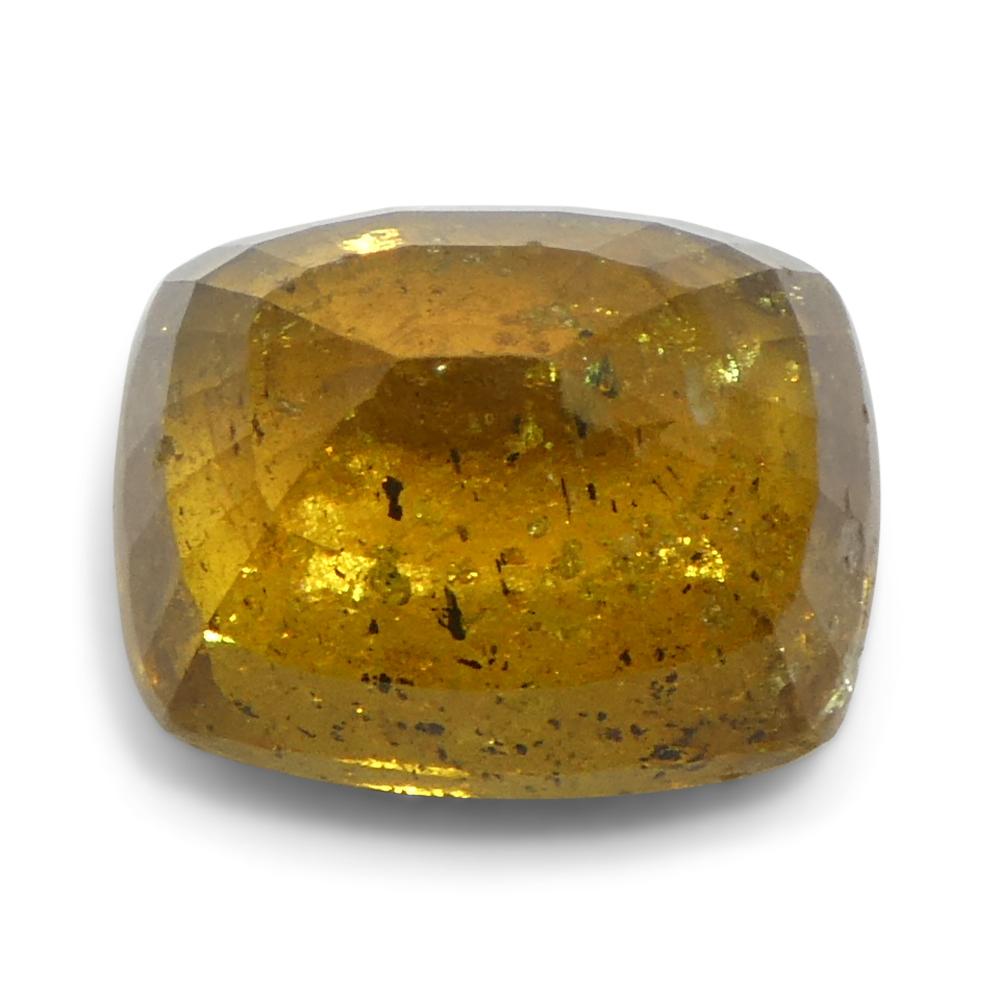 4.84ct Cushion Orange Sapphire from Tanzania Unheated For Sale 4