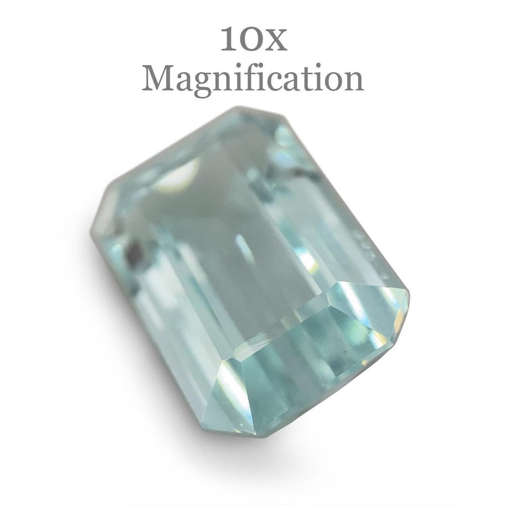 4.84ct Emerald Cut Aquamarine For Sale 7