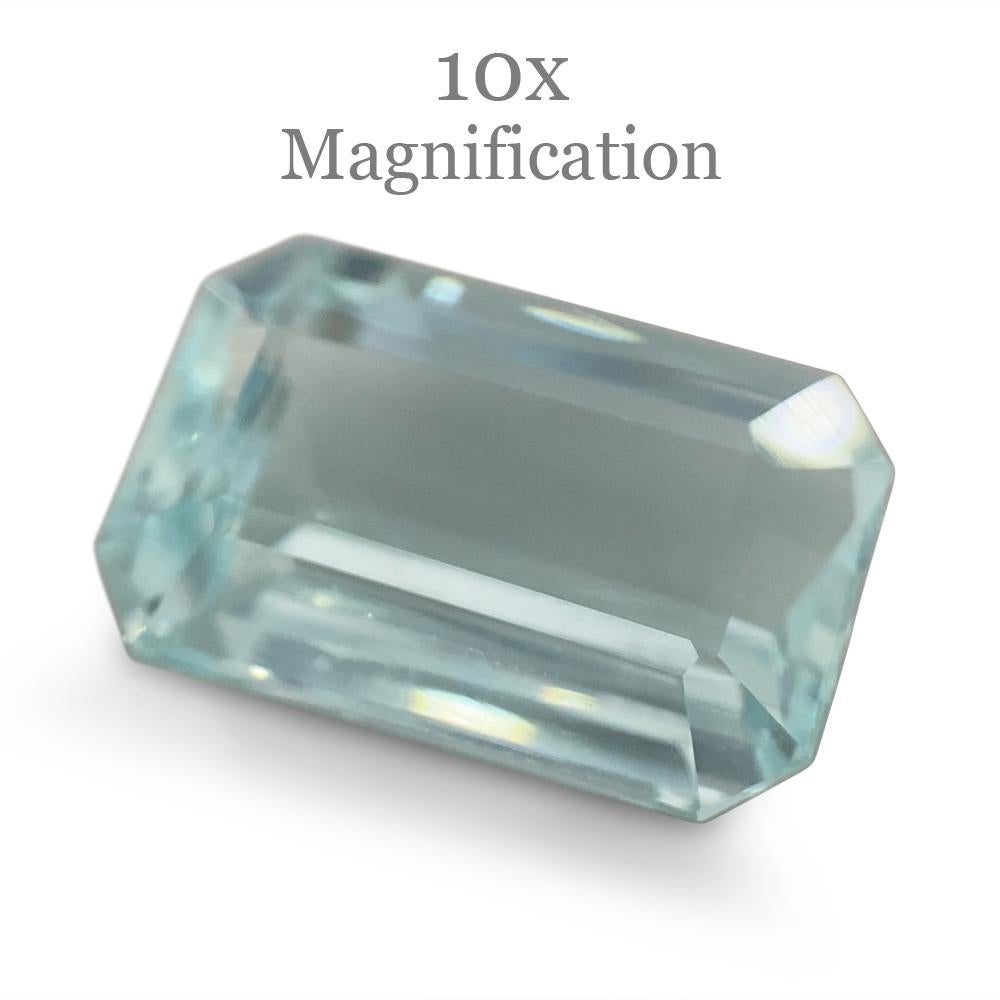 4.84ct Emerald Cut Aquamarine For Sale 5
