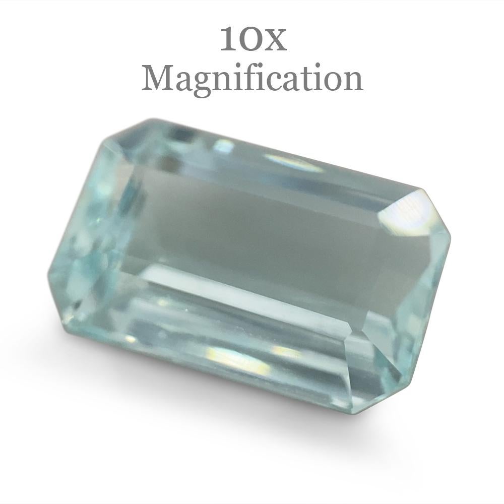 4.84ct Emerald Cut Aquamarine For Sale 4