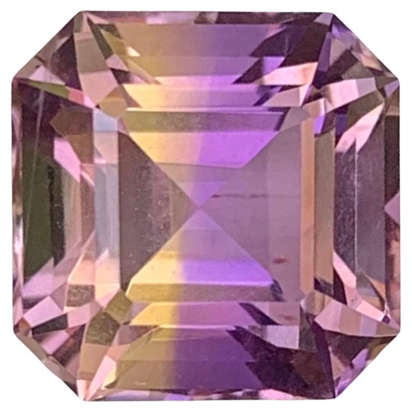 4.85 Carat Natural Loose Ametrine Square Shape Bolivian Gemstone For Sale