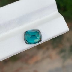 4.85 Carat Natural Loose Lagoon Tourmaline Cushion Shape Gemstone