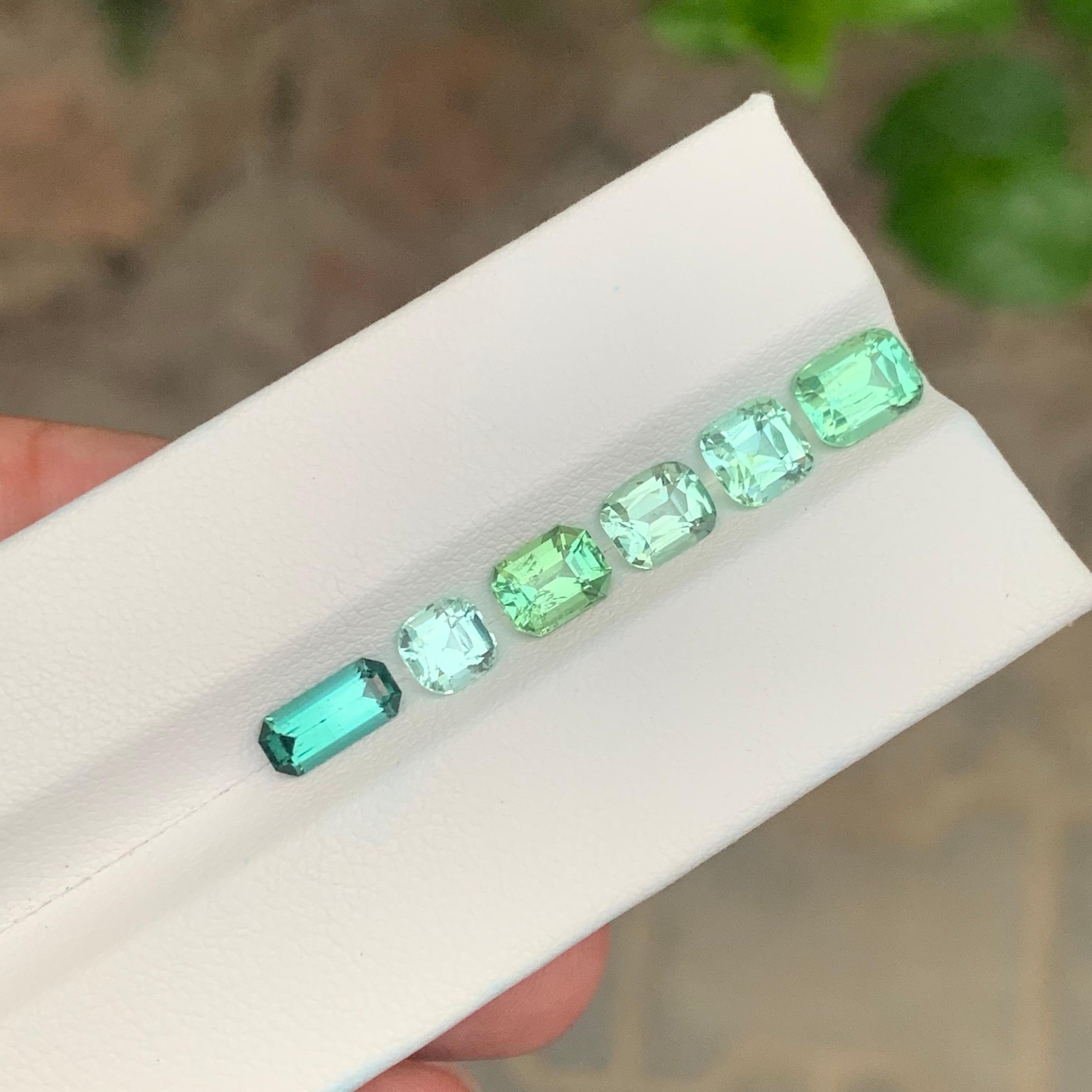 4.85 Karat natürlicher loser Turmalin für die Schmuckherstellung (Gemischter Schliff) im Angebot