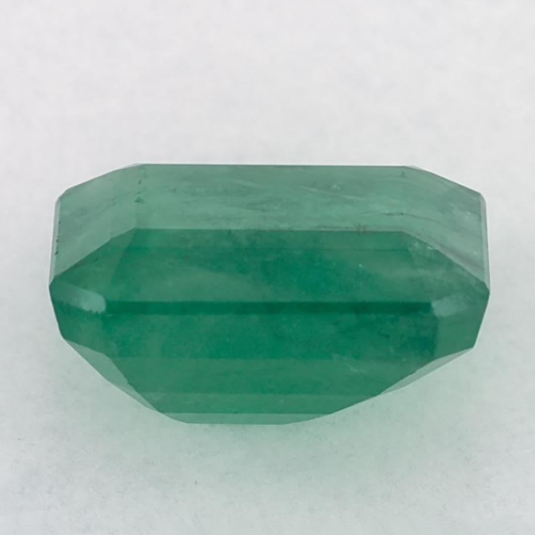 Women's 4.85 Ct Emerald Octagon Cut Loose Gemstone For Sale