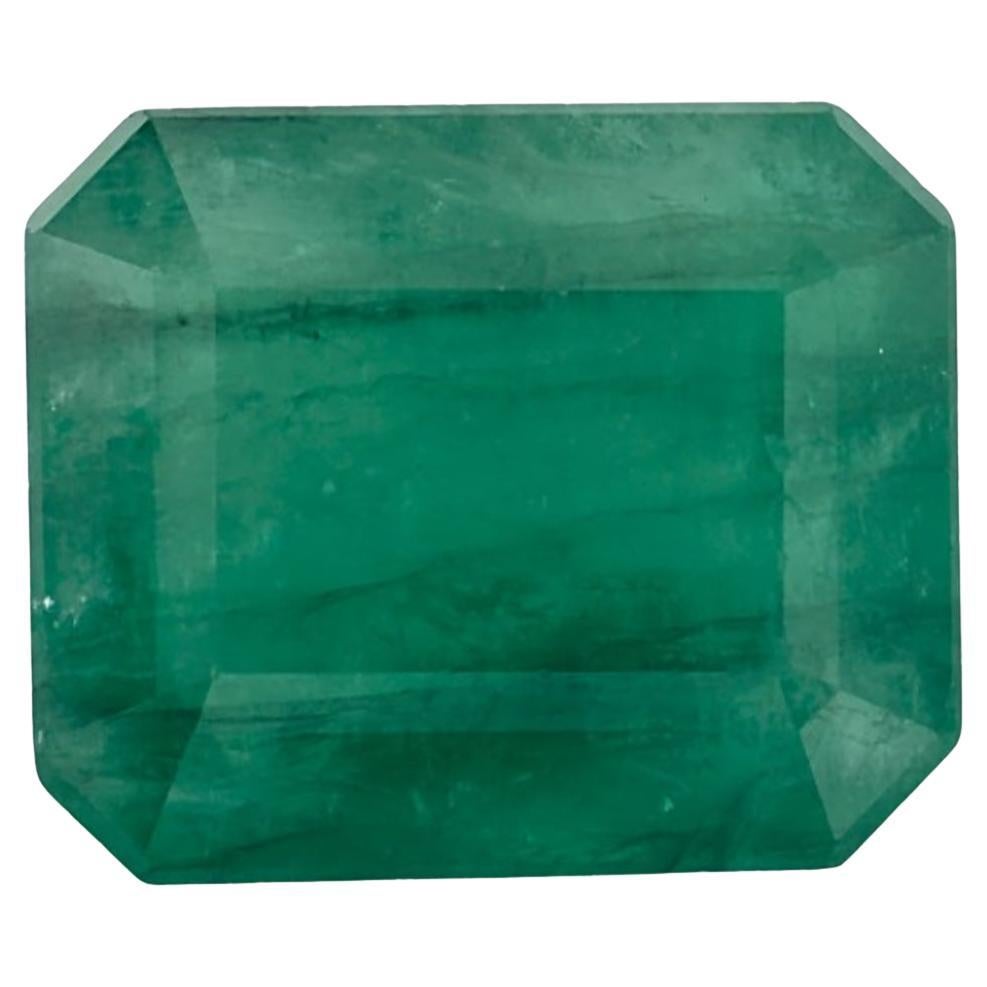 4.85 Ct Emerald Octagon Cut Loose Gemstone