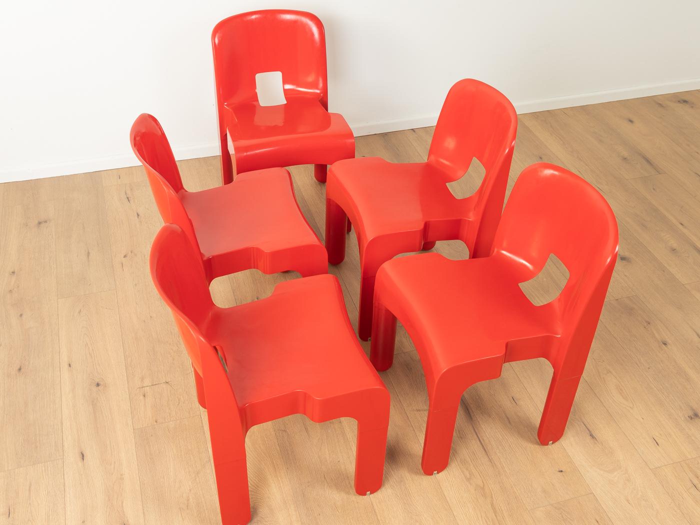 Set di sedie 4867, Joe Colombo per Kartell in vendita 4