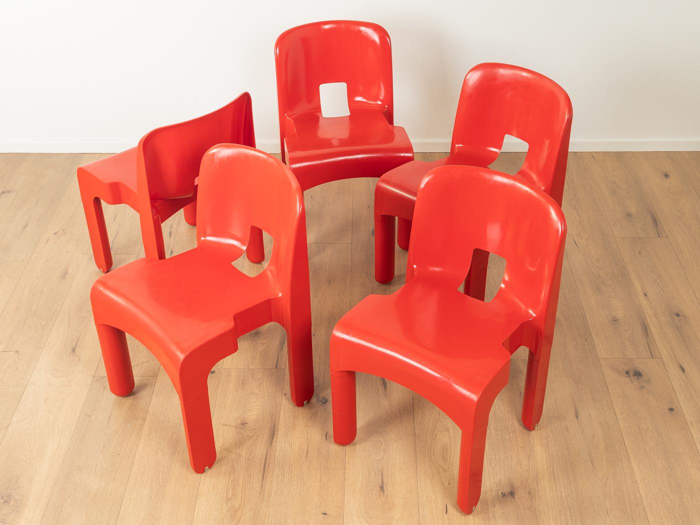 Set di sedie 4867, Joe Colombo per Kartell in vendita 5