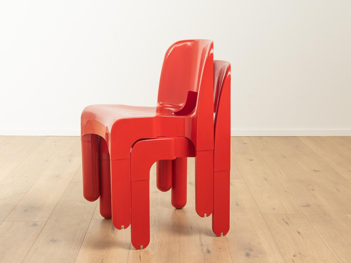 Fine XX secolo Set di sedie 4867, Joe Colombo per Kartell in vendita