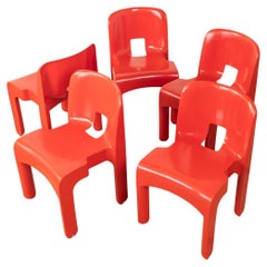 4867 chair set, Joe Colombo for Kartell