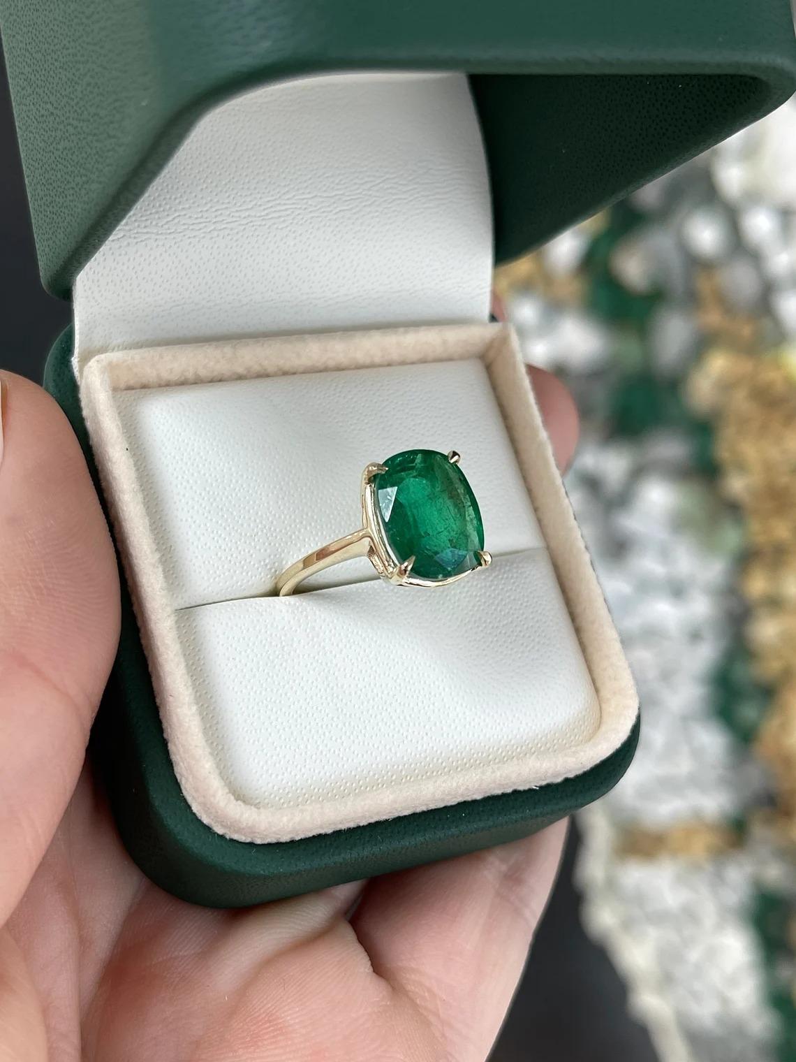 dark emerald ring