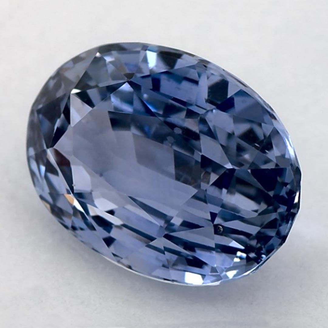 4.88 qt Zafiro Azul Oval Gema Suelta Corte oval en venta