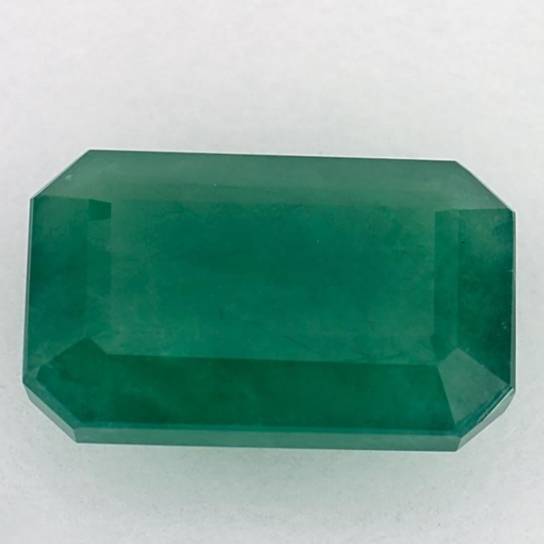 Women's 4.88 Ct Emerald Octagon Cut Loose Gemstone For Sale