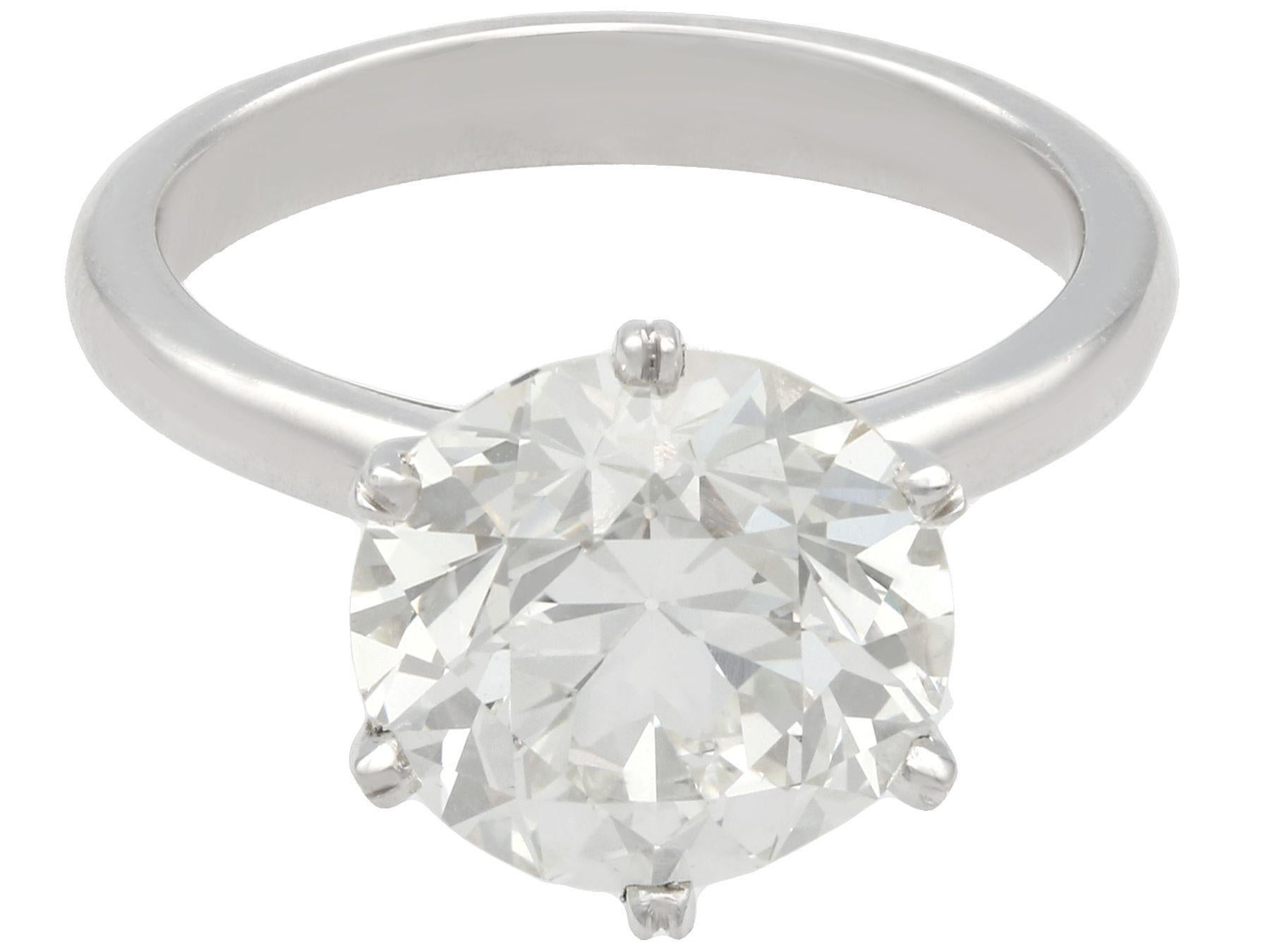 big solitaire diamond ring