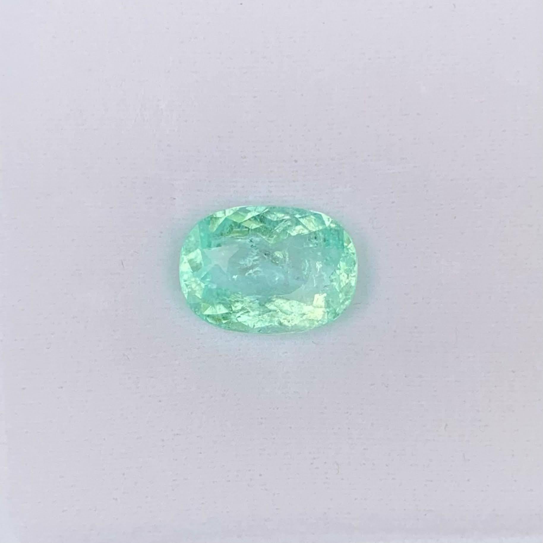 Peso 4,89 carati 
Dimensioni 13,22x9,51x5,4 mm
Trattamento Nessuno 
Origine Mozambico 
Chiarezza VVS 
Forma taglio cuscino 




Questa tormalina Paraiba blu & verde sfusa da 4,89 carati è una gemma mozzafiato che brilla con un mix elettrizzante di