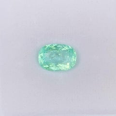 4.89 Carat Natural Loose Blue Green Paraiba Tourmaline Oval Cut From Mozambique