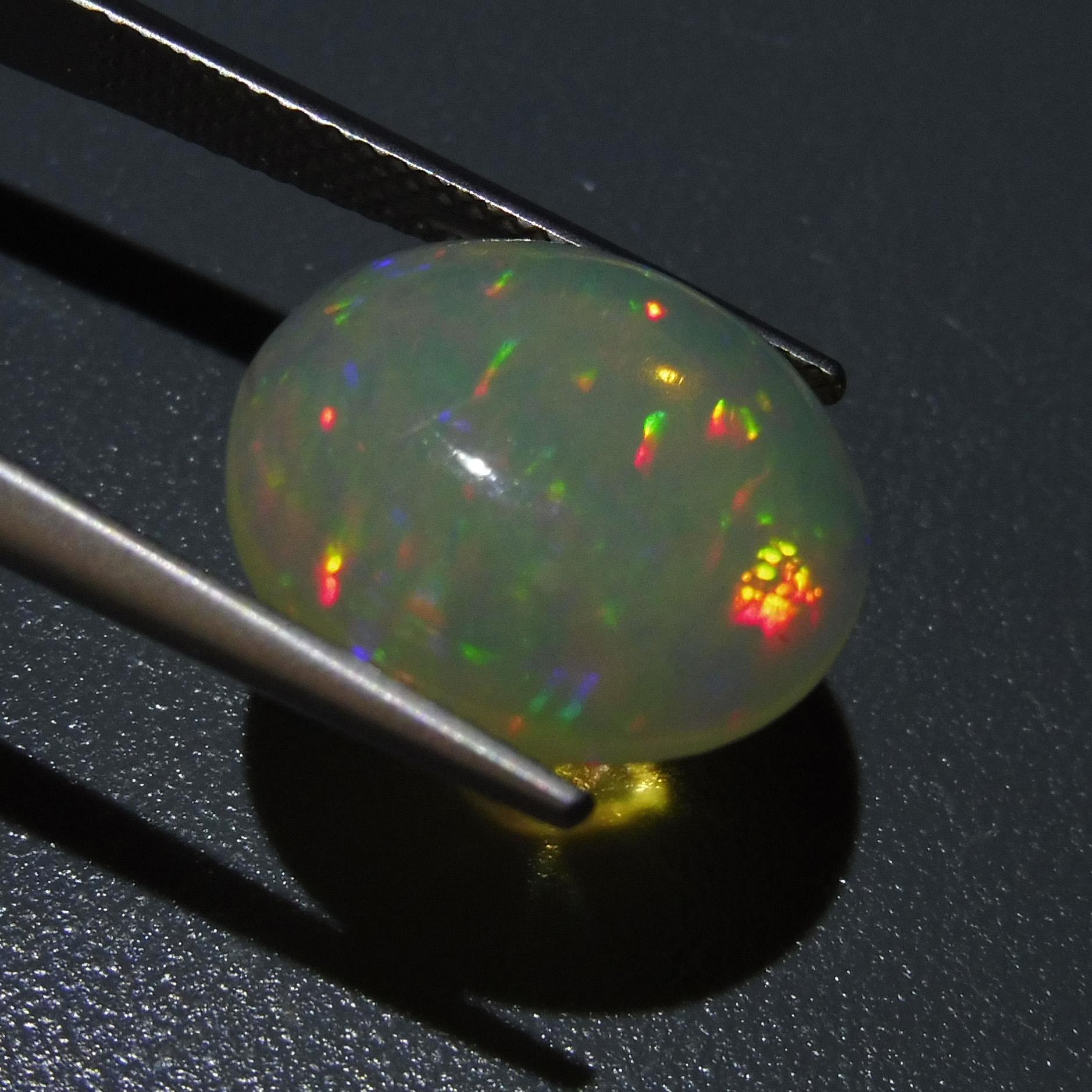 4.89 ct Oval Cabochon  Opal For Sale 6