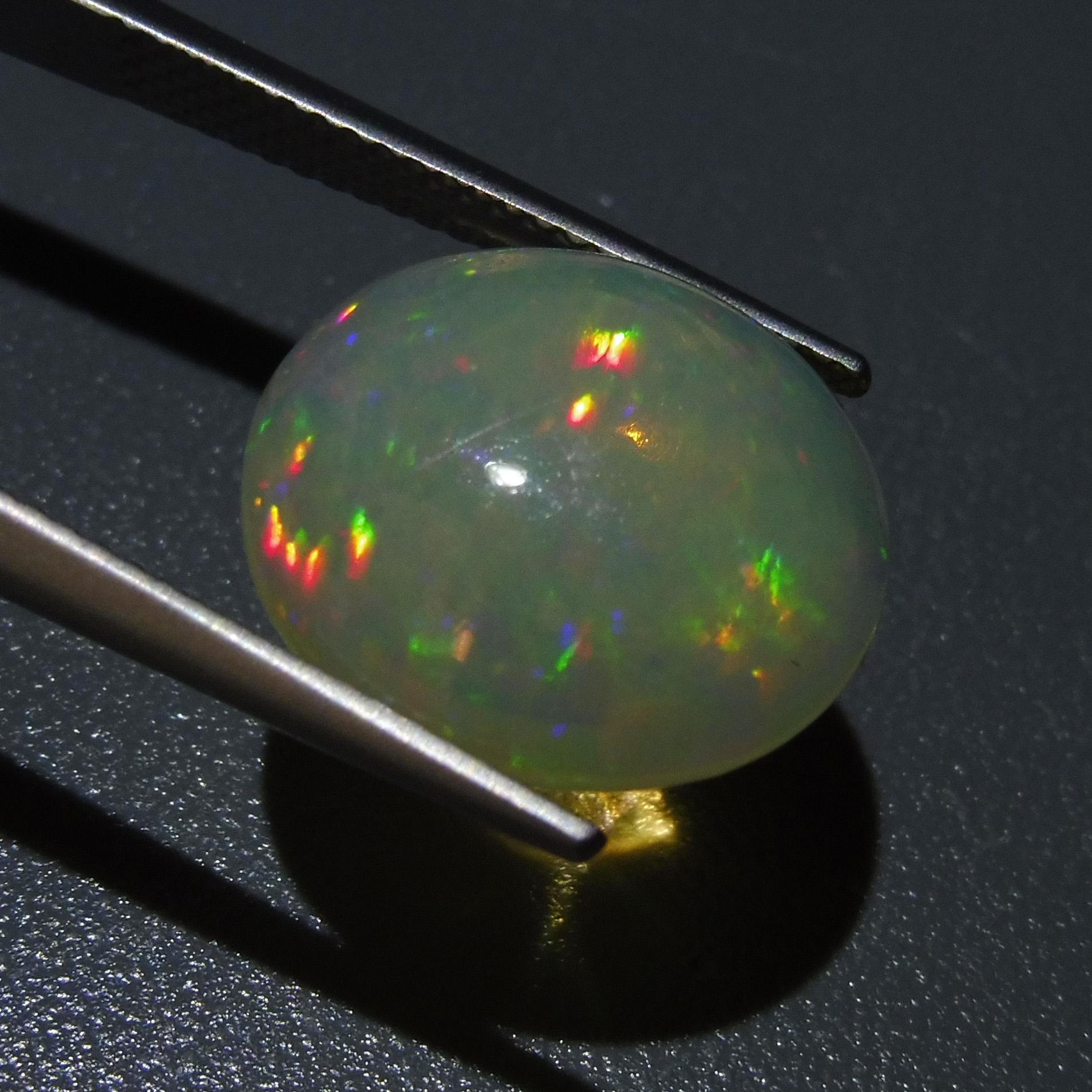 4.89 ct Oval Cabochon  Opal For Sale 7