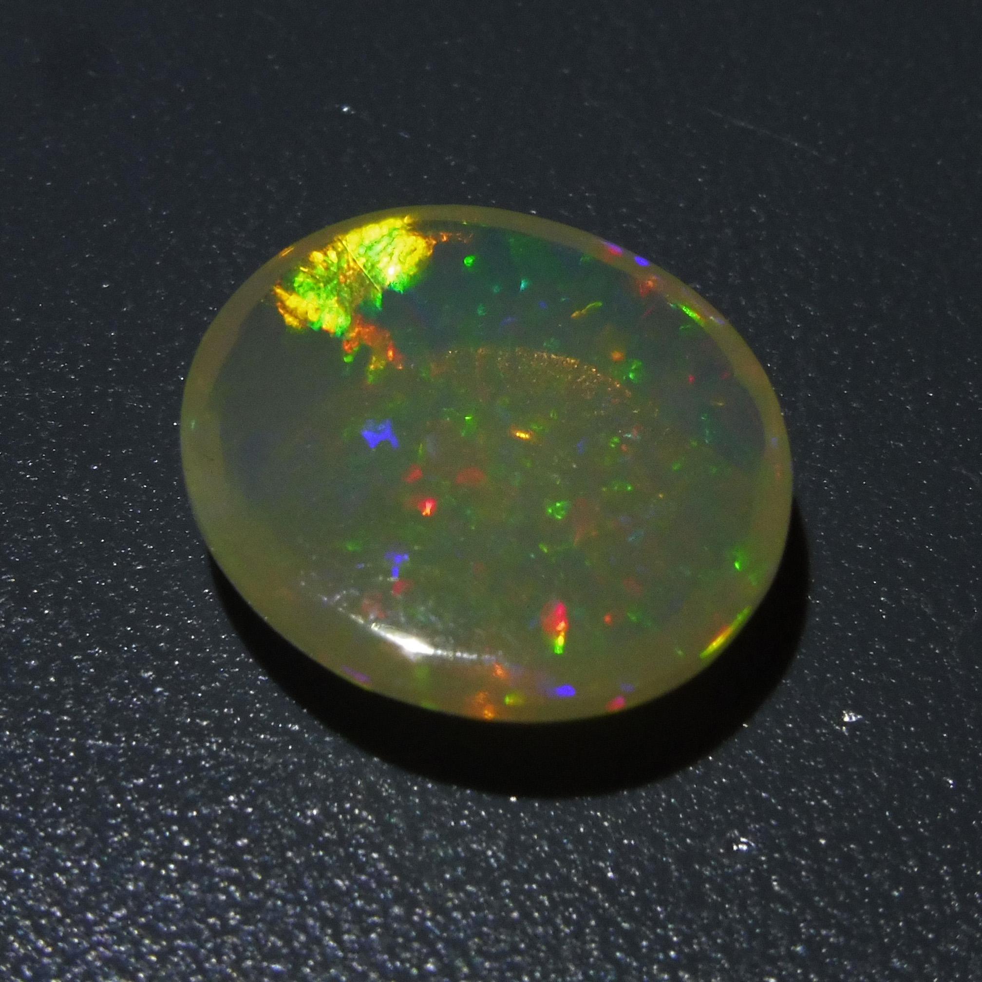 4.89 ct Oval Cabochon  Opal For Sale 8