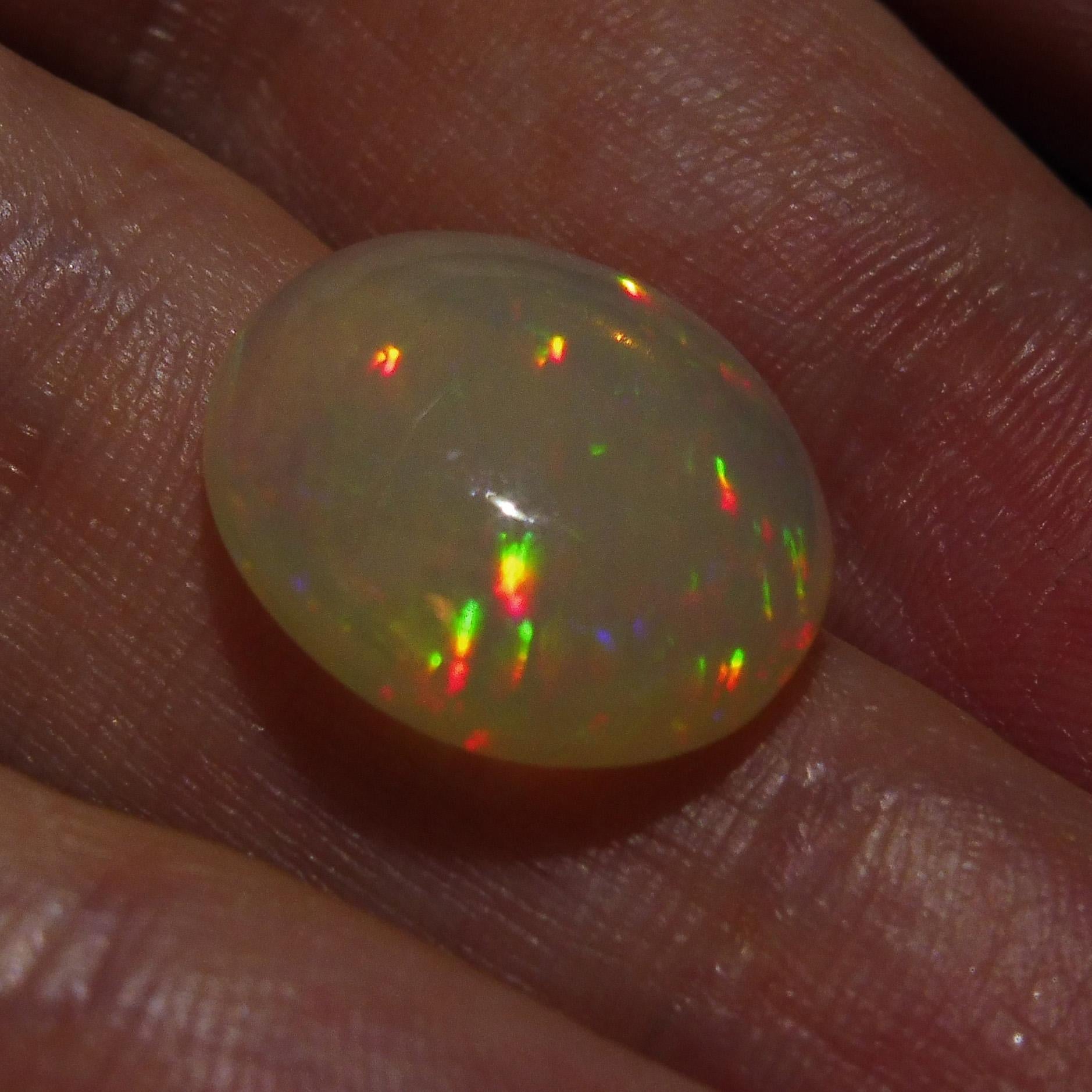 4.89 ct Oval Cabochon  Opal For Sale 9