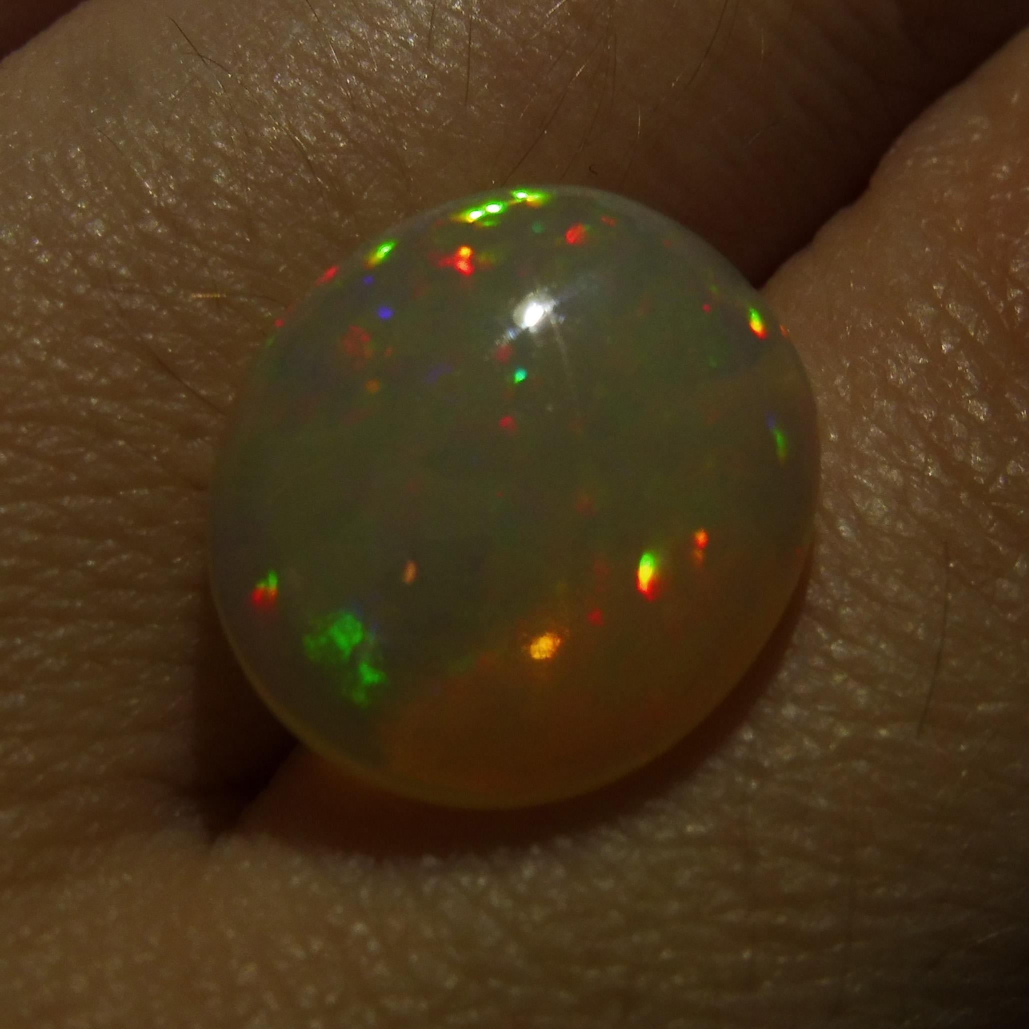 4.89 ct Oval Cabochon  Opal For Sale 10