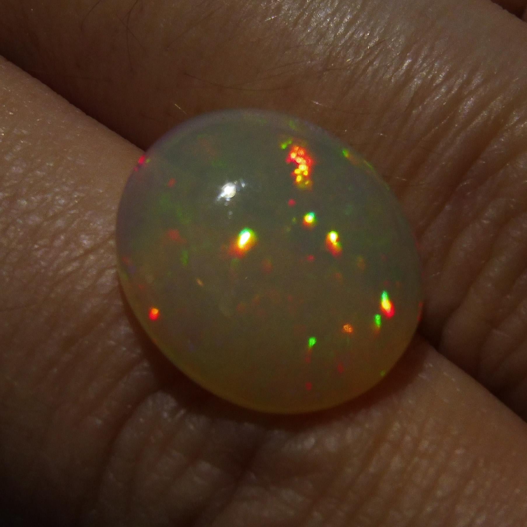 4.89 ct Oval Cabochon  Opal For Sale 11