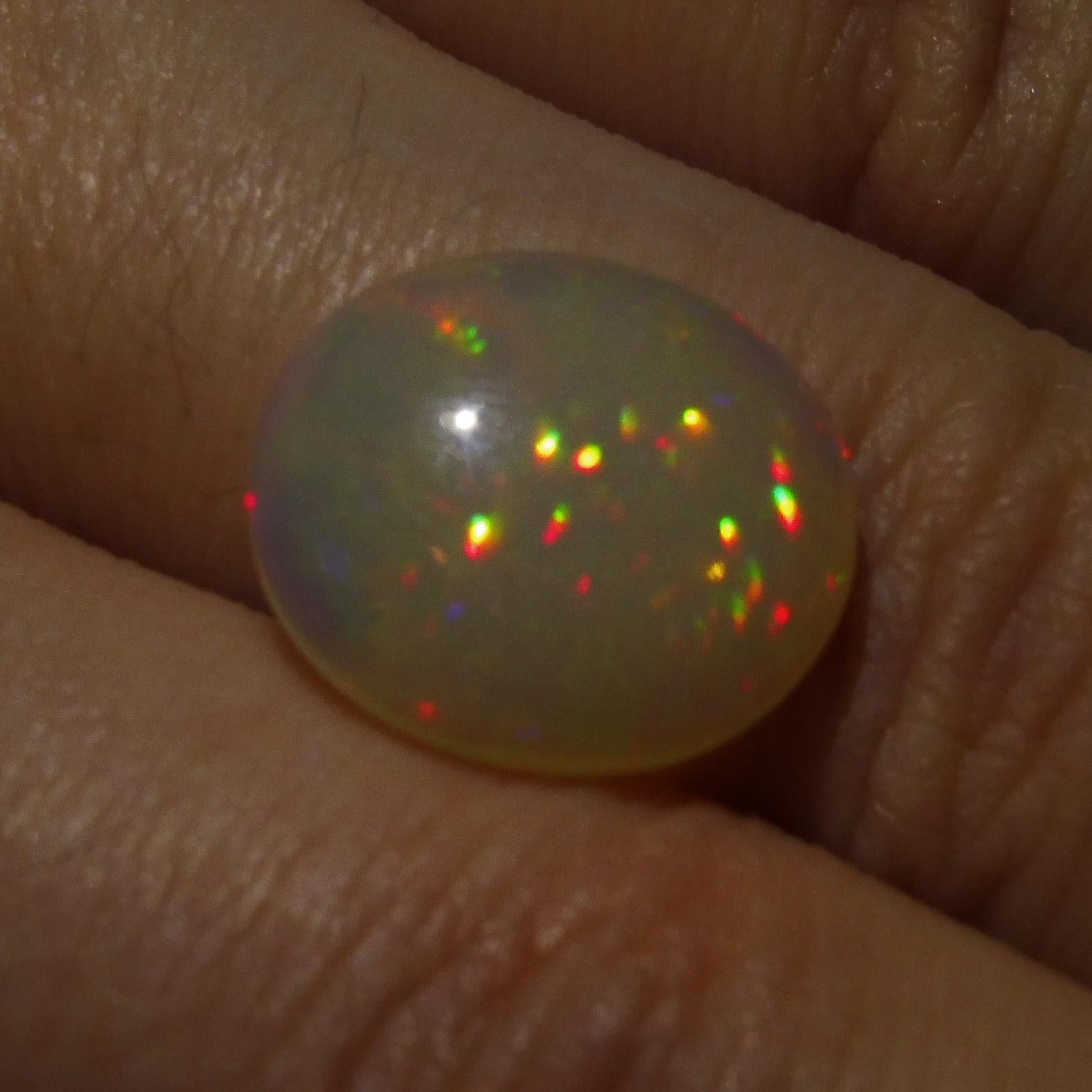 4.89 ct Oval Cabochon  Opal For Sale 12