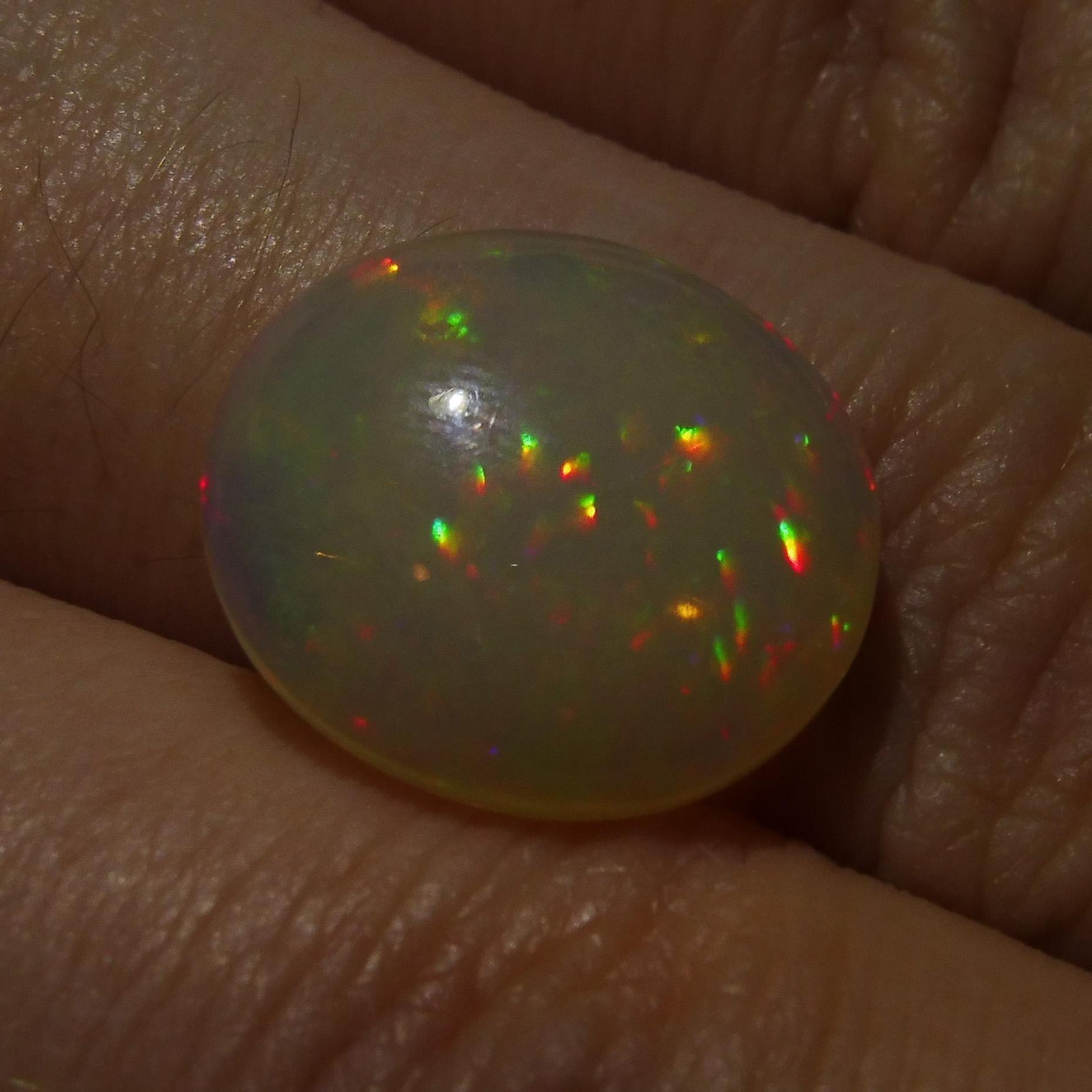 4.89 ct Oval Cabochon  Opal For Sale 13