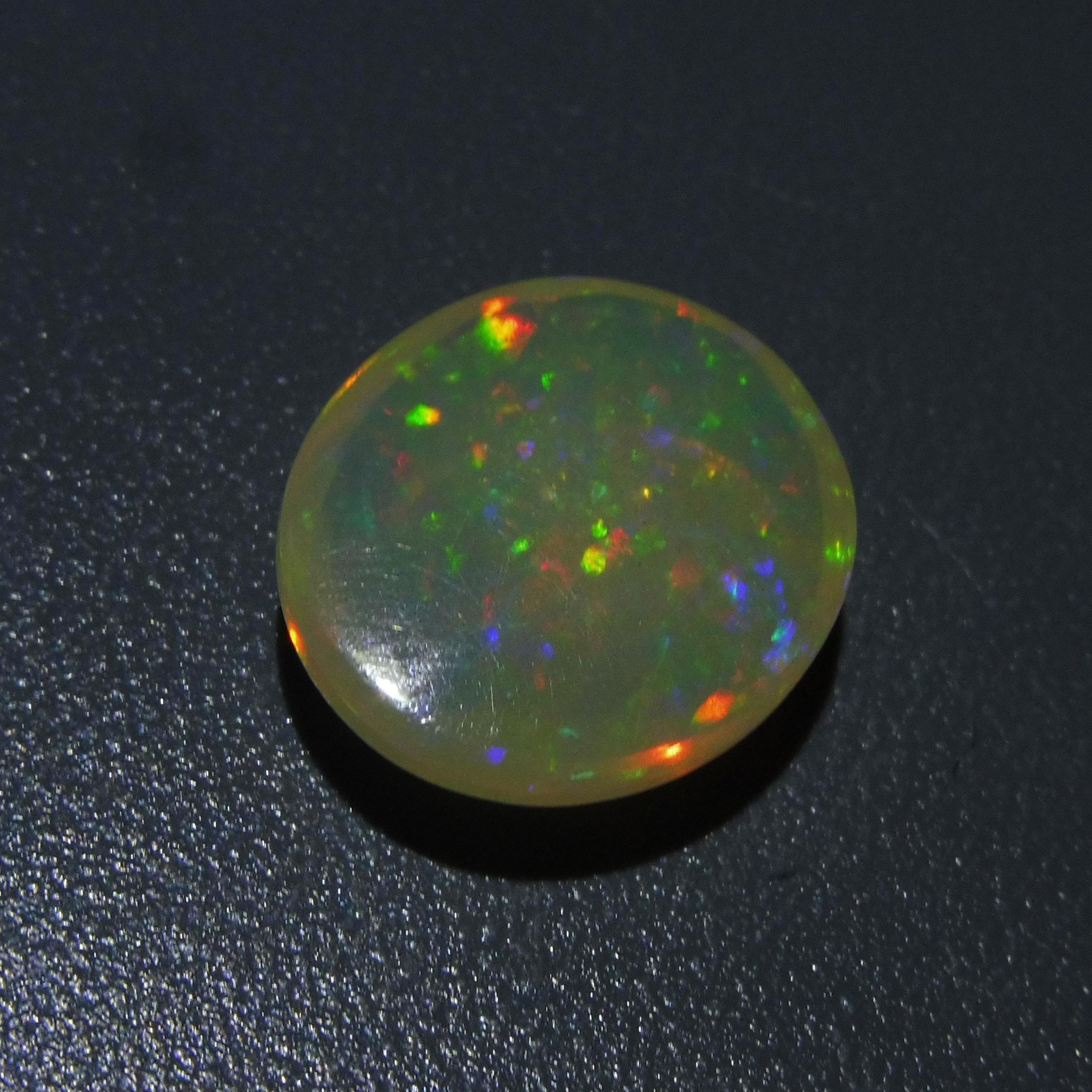 4.89 ct Oval Cabochon  Opal For Sale 14