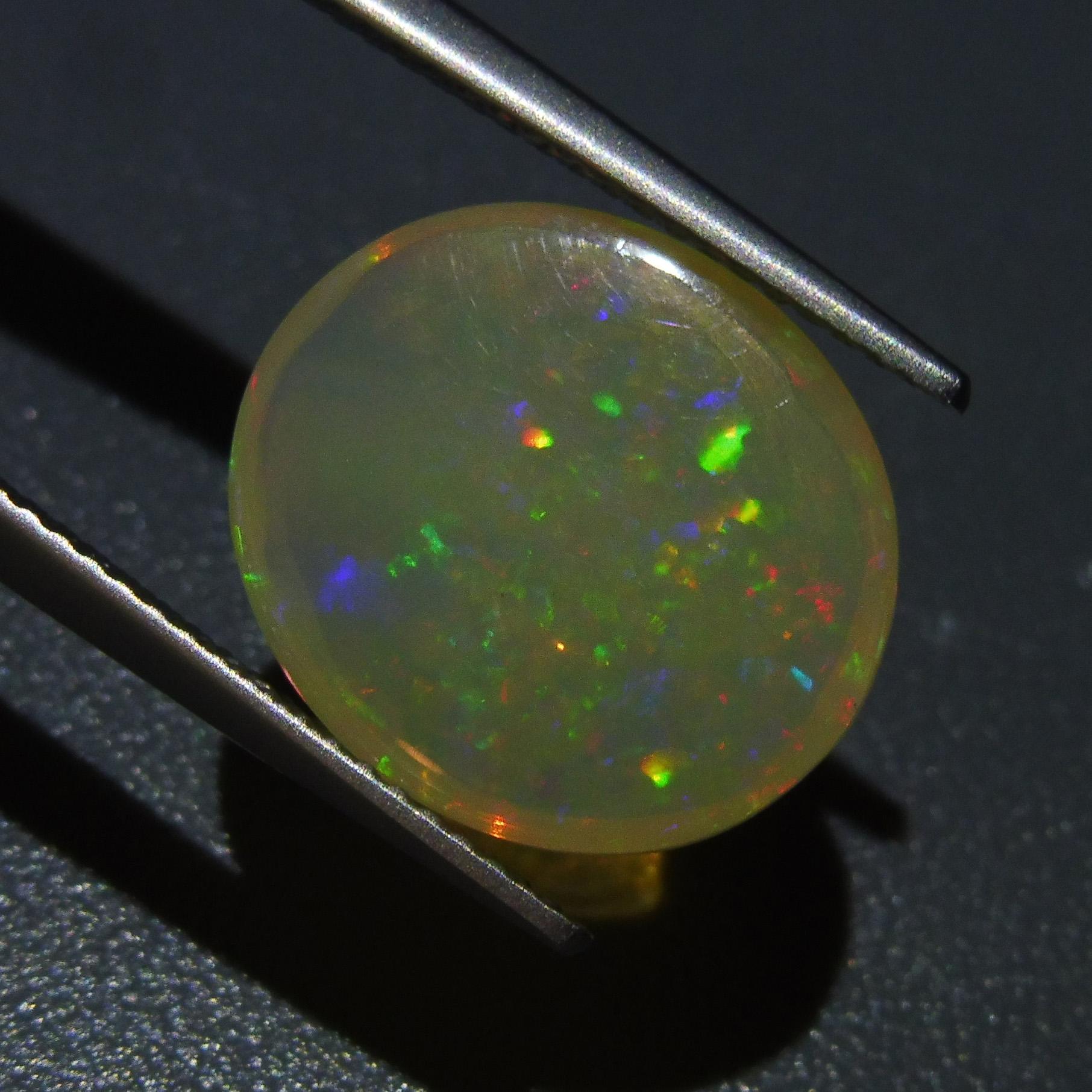 Oval Cut 4.89 ct Oval Cabochon  Opal For Sale
