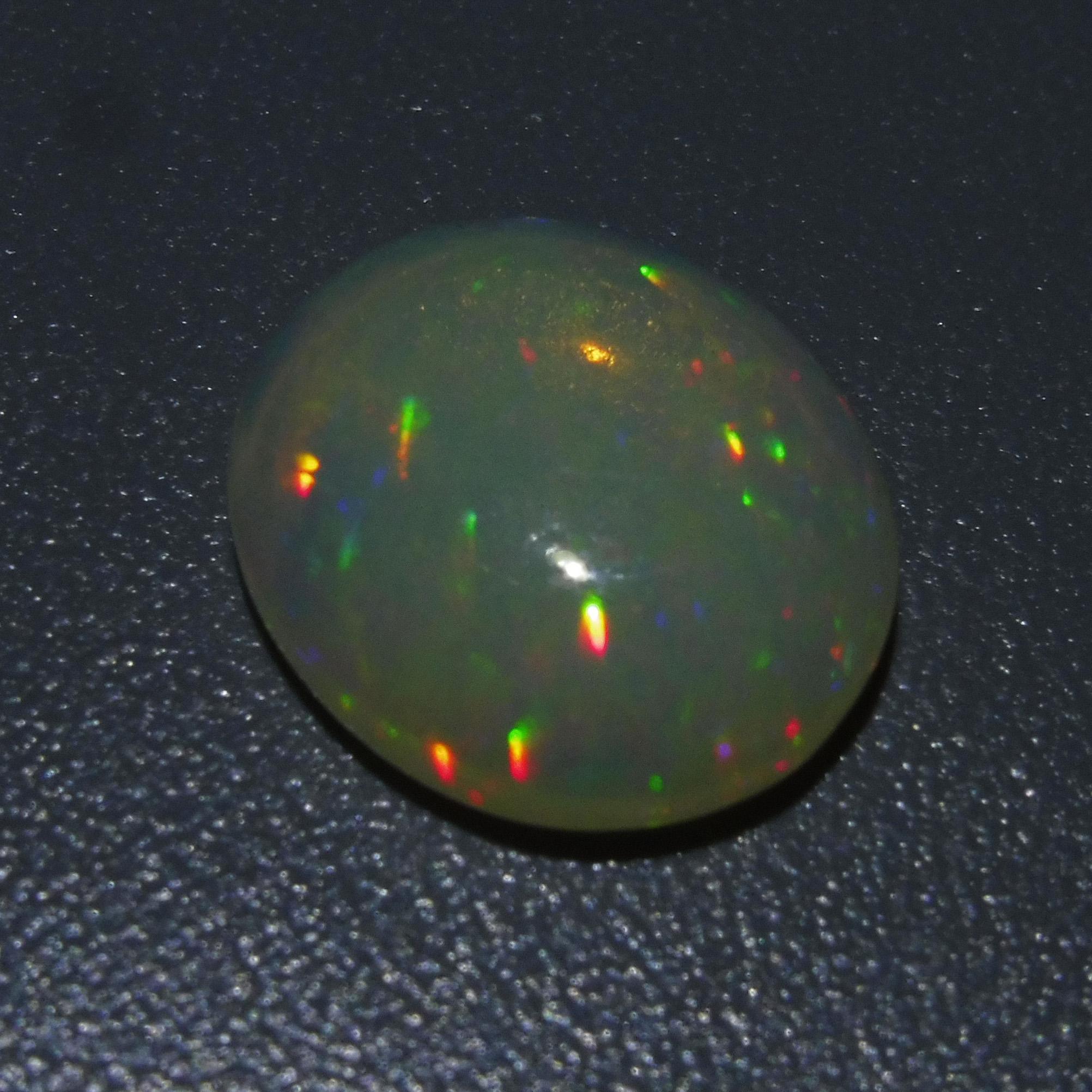 Women's or Men's 4.89 ct Oval Cabochon  Opal For Sale