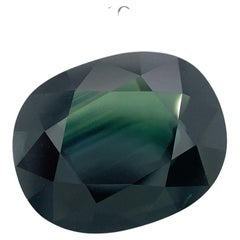 4.89ct Oval Teal Green Sapphire from Australia