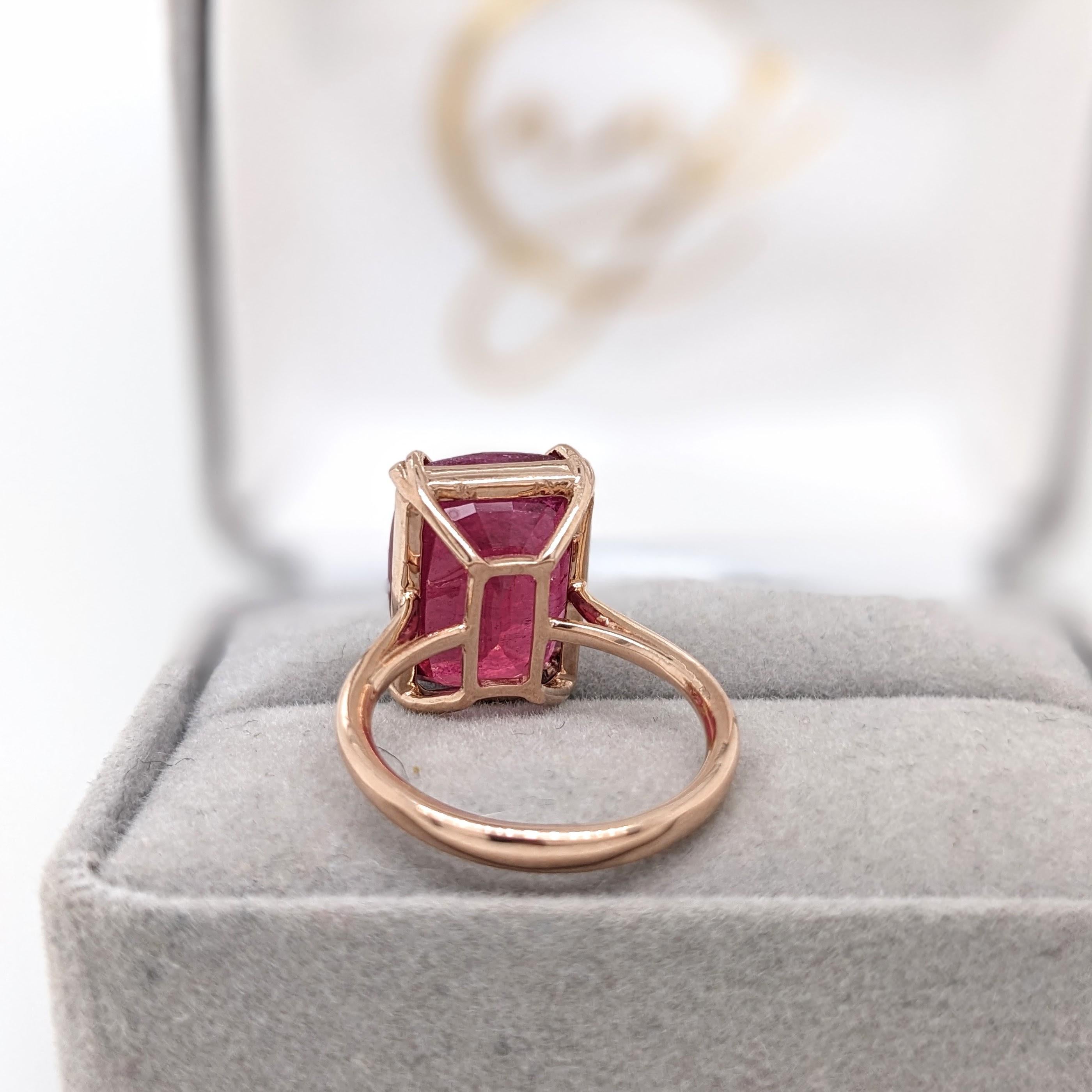 4.8ct Madagascar Ruby Solitaire Ring: Solid 14k Y… - image 12