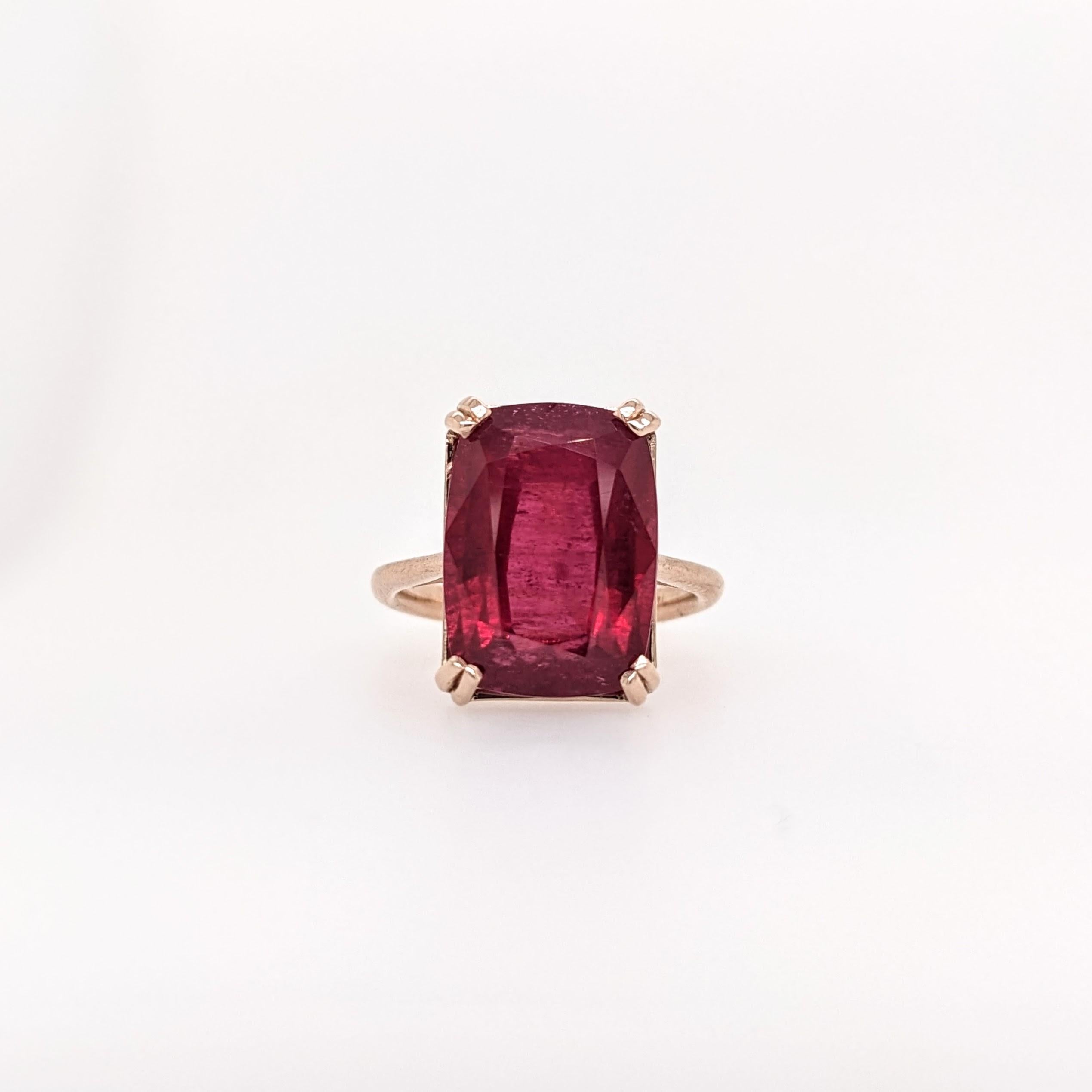 4.8ct Madagascar Ruby Solitaire Ring: Solid 14k Y… - image 4