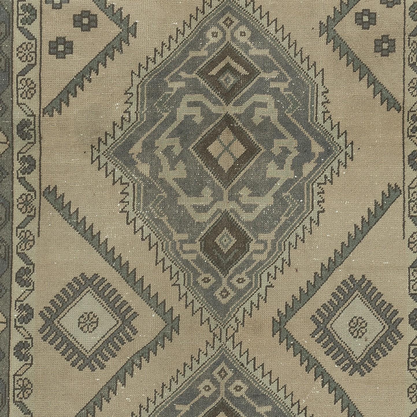 4.8x10.5 Ft Vintage handgefertigten türkischen Teppich für Land und Bauernhaus Dekor im Zustand „Gut“ im Angebot in Spring Valley, NY
