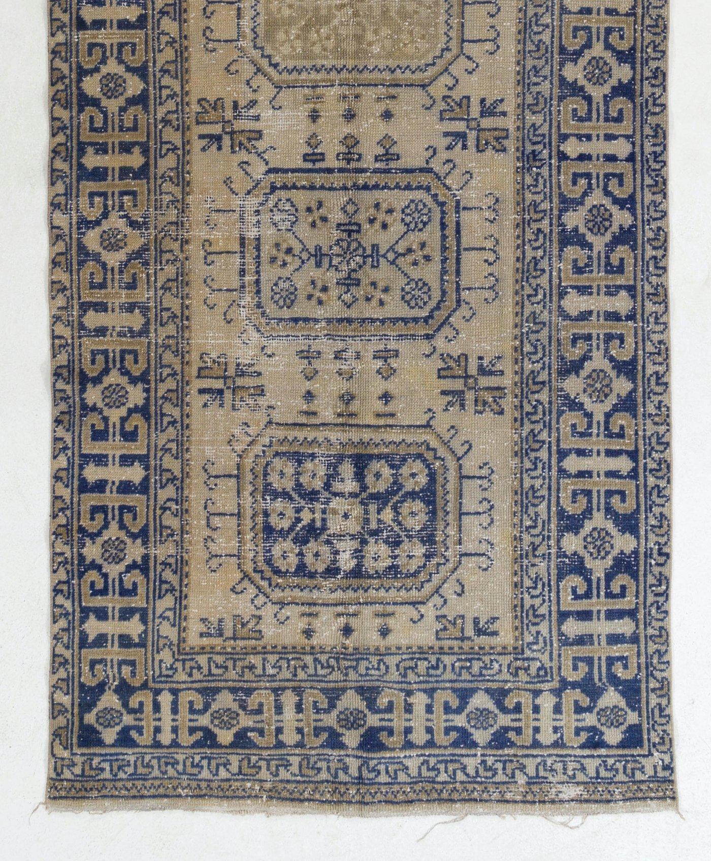 oushak runner blue